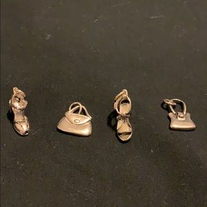 Sterling silver bracelet charms